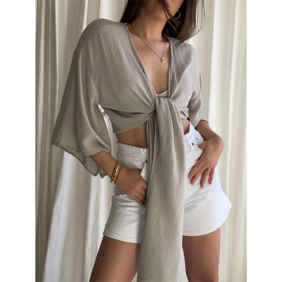 GREECE TUNIC TOP — In Sand - Picture 7 of 8